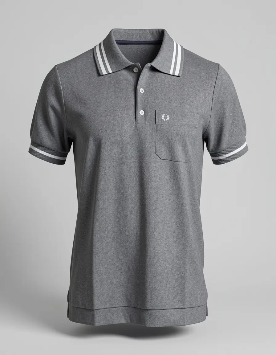 T-shirt piqué avec Poche – Image 2
