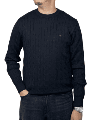 Pull Tommy Tricot – Noir