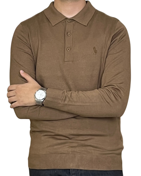 Polo Pull Ralph Lauren Marron