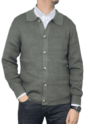 Cardigan Salvatore Ferragamo – Vert Olive