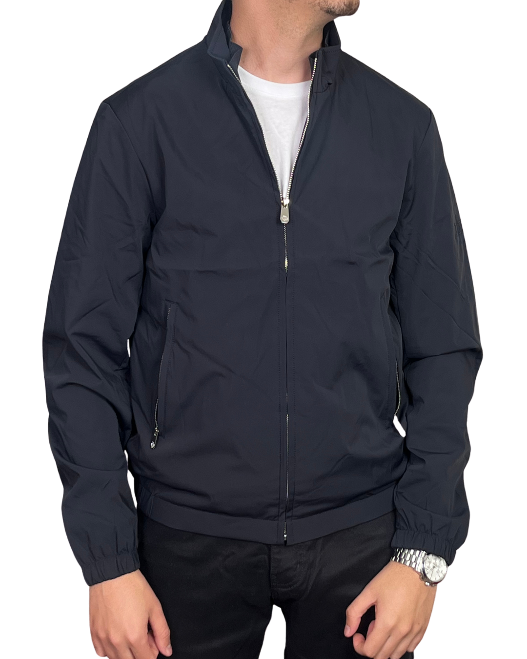 Veste Légère Premium – Loro Piana Bleu Marine – Image 2