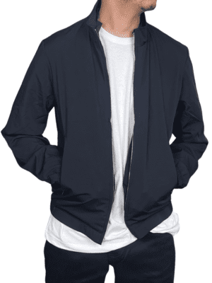 Veste Légère Premium – Loro Piana Bleu Marine