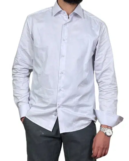 Chemise Fil à Fil – Mauve