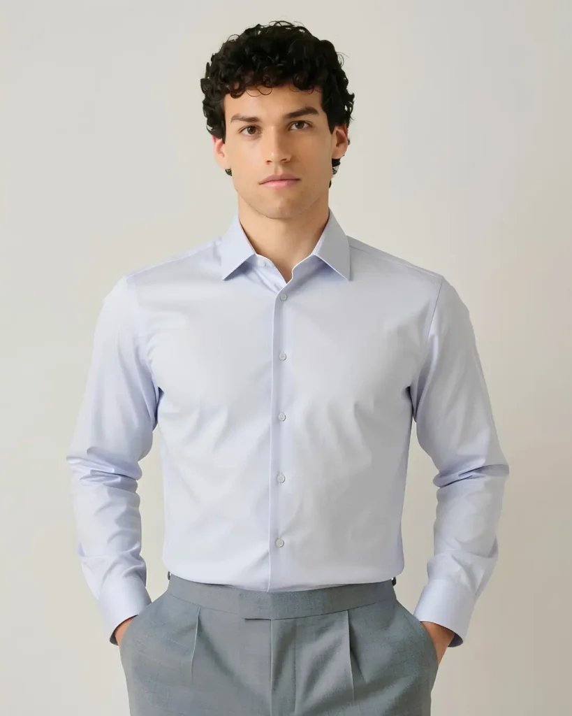 Chemise Fil à Fil – Mauve