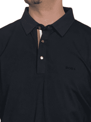 Polo Manches Longues BOSS – Noir