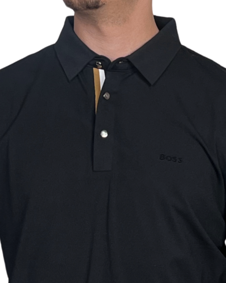 Polo Manches Longues BOSS – Noir