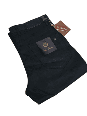 Pantalon en Toile Premium - Coupe Regular Bleu Marine