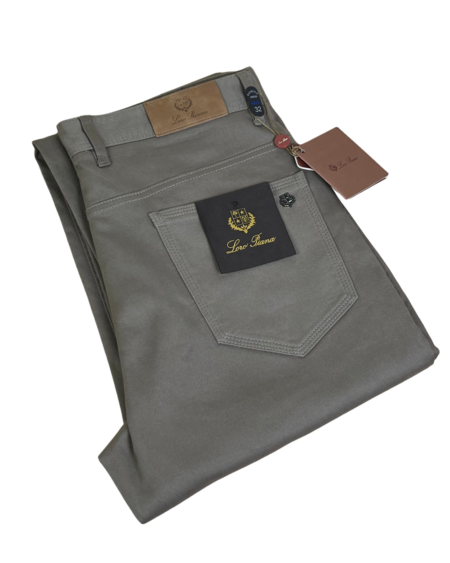 Pantalon en Toile Premium - Coupe Regular Beige