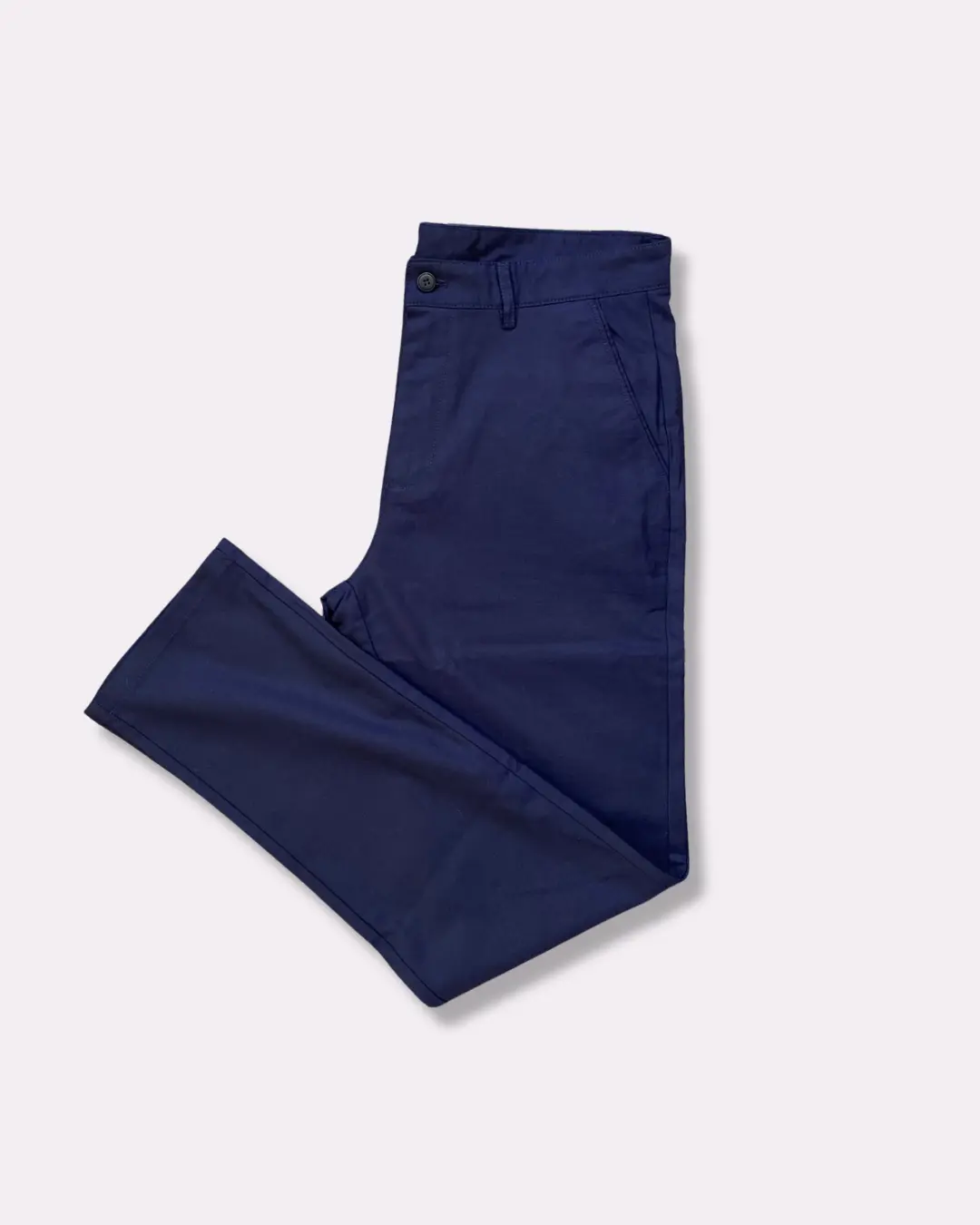 Pantalon bleu marine homme en flanelle - Barii9. – Image 7
