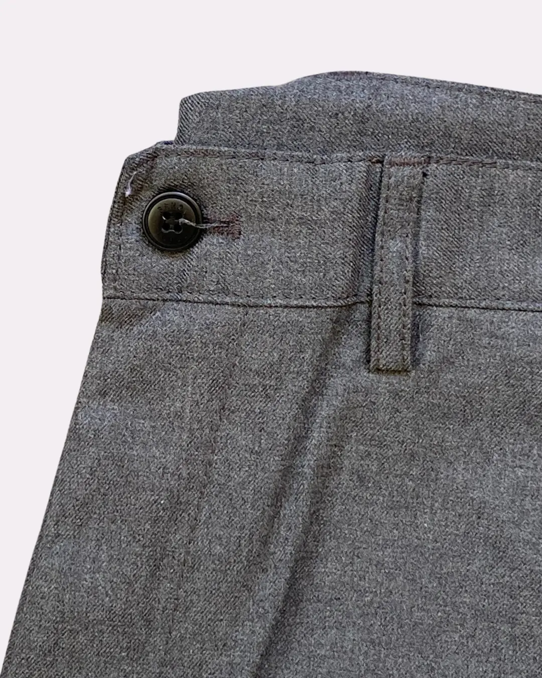 Pantalon Gris Homme en Flanelle - Coupe Ajustée | Barii9 – Image 6