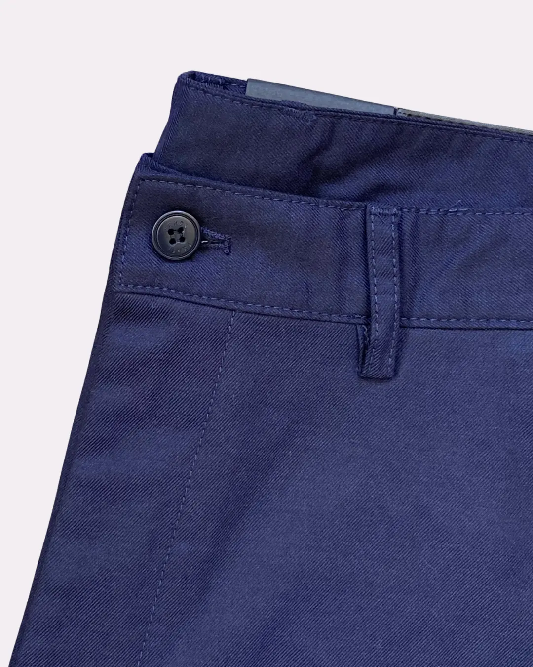 Pantalon bleu marine homme en flanelle - Barii9. – Image 8