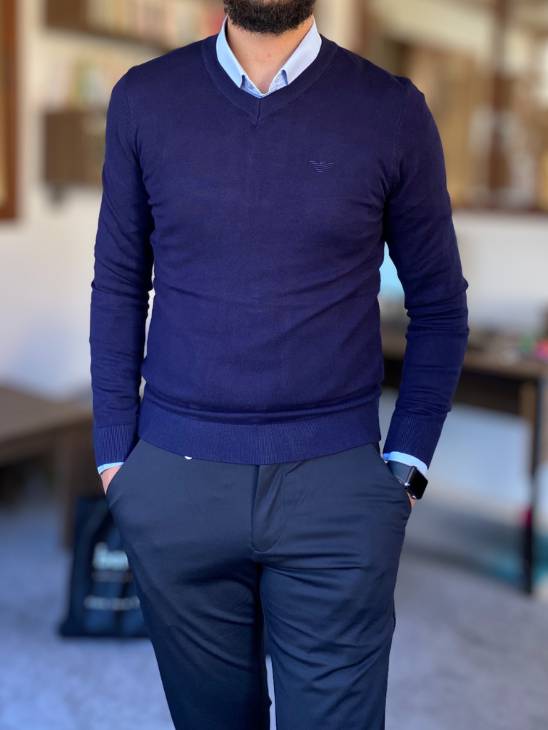 Pull à col V